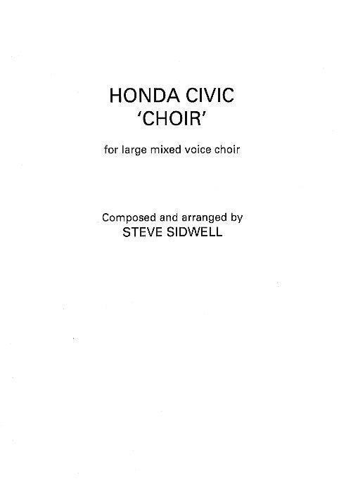 Honda Civic 'Choir' (Mixed Choir)